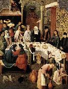 Hieronymus Bosch The Marriage at Cana oil painting